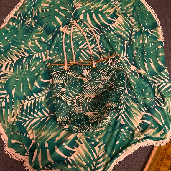 Summer Tote & Beach Towel Tropical 40” - Picture 2 of 7